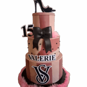 FONDANT CAKE 75 PORCIONES